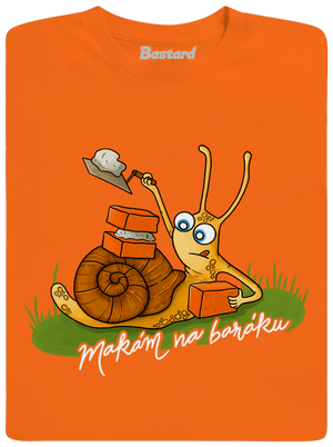 Makám na baráku pánské tričko Orange