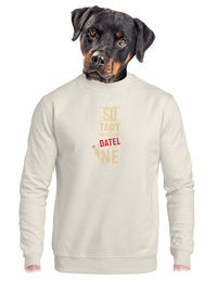 unisex mikina bez kapuce