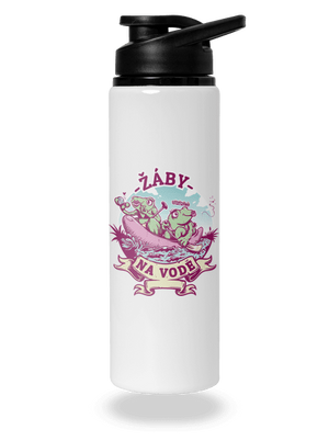 Žáby na vodě lahev na vodu White