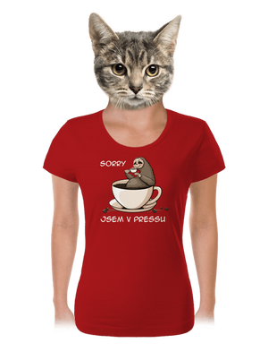 V pressu dámské tričko Red Mal