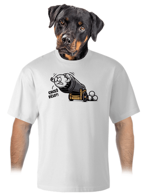 Chceš dělo? unisex tričko oversized White