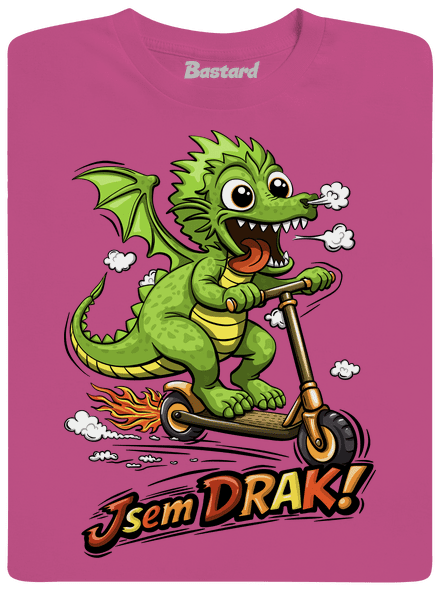 Jsem drak dětské tričko Fuchsia