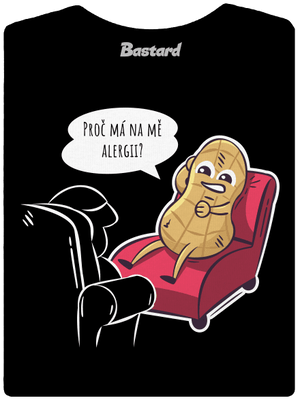 Alergeny u psychologa dámské tričko premium Black