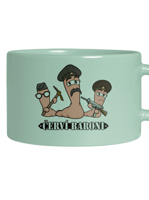 Červí baroni hrnek makronka Mint Macaron