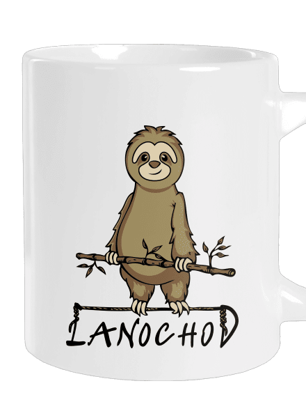 Lanochod velký hrnek White
