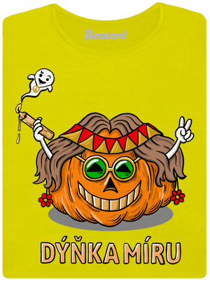 Dýňka míru dámské tričko premium Lemon