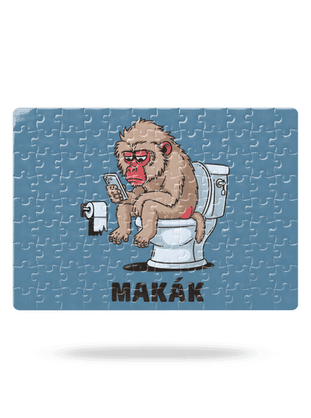 Makák puzzle White
