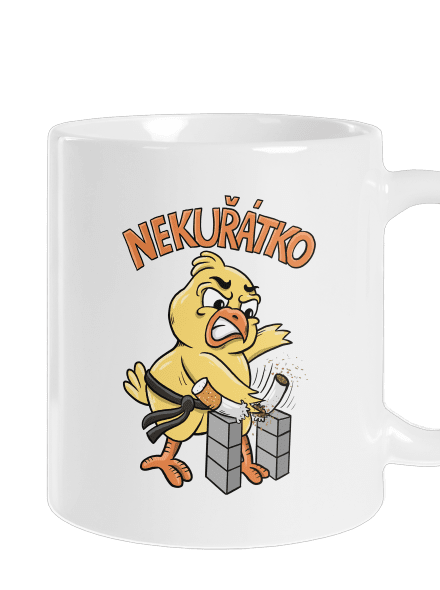 Nekuřátko klasický hrnek White