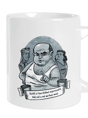 B14: Ecce Homo Homolka velký hrnek White