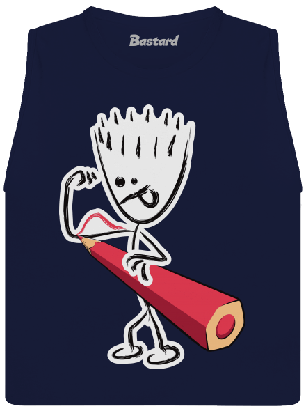 Svaly dámské tílko volné Navy