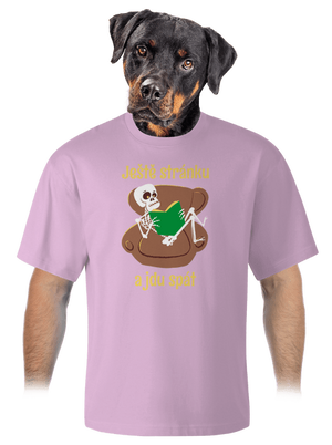 Ještě stránku unisex tričko oversized Orchid