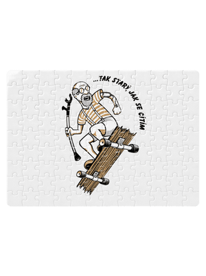 Starý, jak se cítím puzzle White