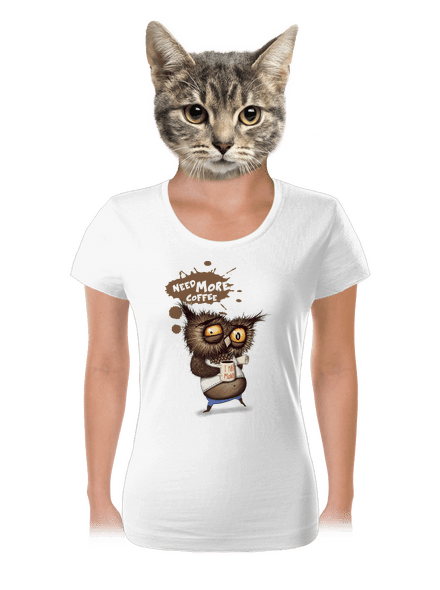 Potřebuju víc kafe dámské tričko White
