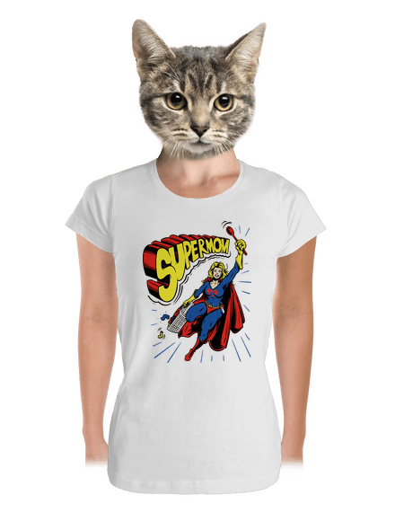 Supermom dámské tričko premium White