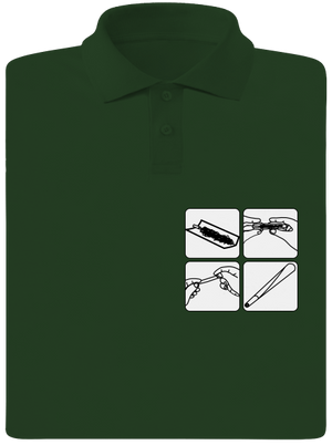 Joint pánská polokošile Bottle Green Mal