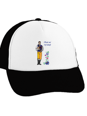 Dudák kšiltovka truckerka Black cap
