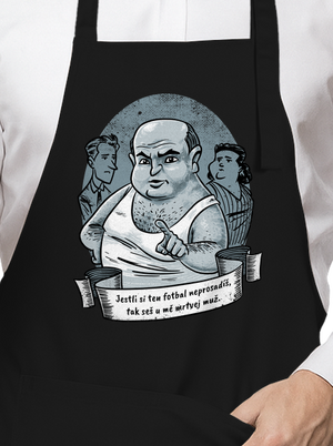 B14: Ecce Homo Homolka zástěra Black