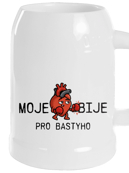 Moje srdce bije půllitr White