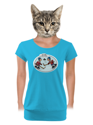 dámské tričko s lemem