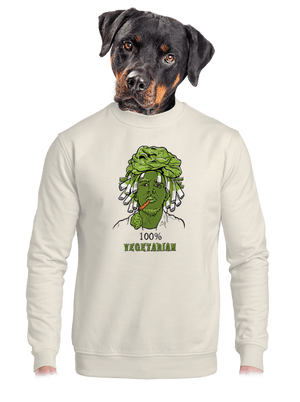 unisex mikina bez kapuce