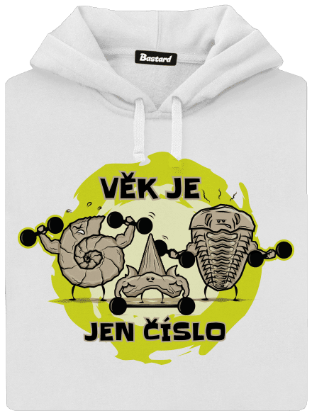 Věk je jen číslo dámská mikina klokanka White