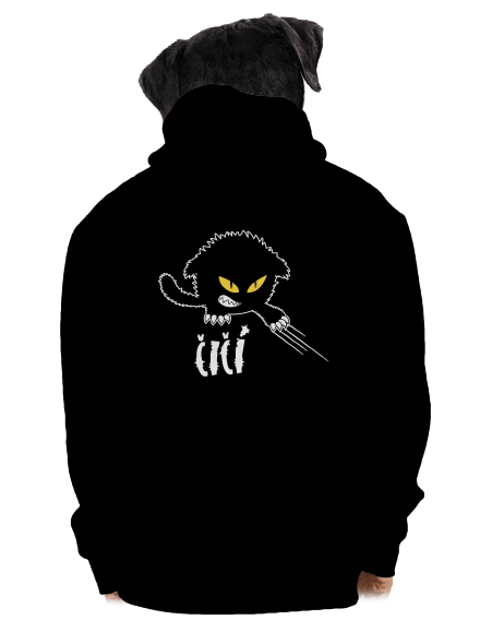 Čičina pánská mikina na zip Black
