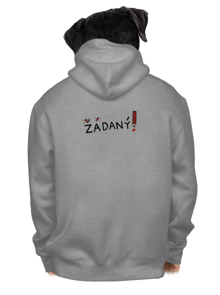 Zadaný a zadaná pánská mikina na zip Light Melange