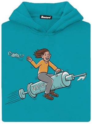 Osvobození dětská mikina klokanka Hawaiian Blue