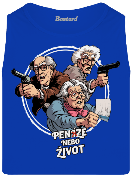 Penze nebo život pánské tílko Royal Blue