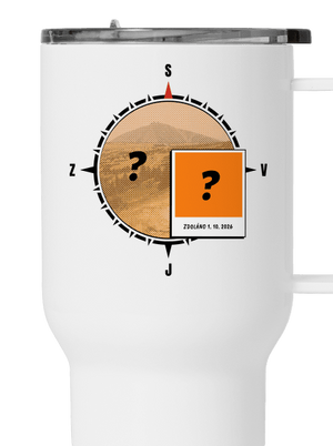 Zdoláno termohrnek White