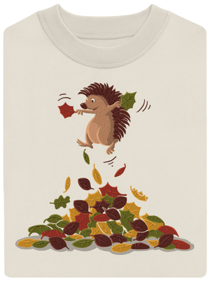 Radost z listí unisex mikina bez kapuce Off White