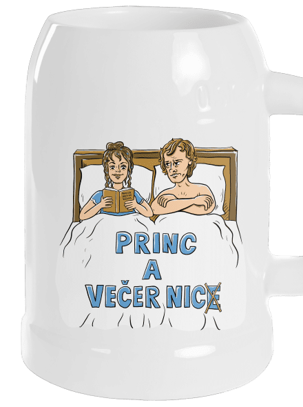 Princ a Večer nic půllitr White