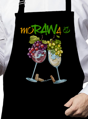 Morawa zástěra Black