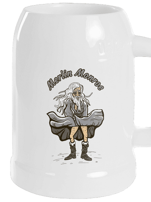 Merlin Monroe půllitr White