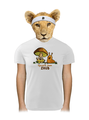 Jsem zhub dětské sportovní tričko White