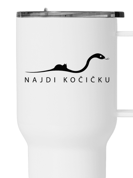 Najdi kočičku termohrnek White