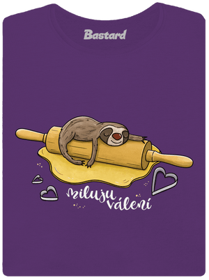 Miluju válení dámské tričko premium Purple