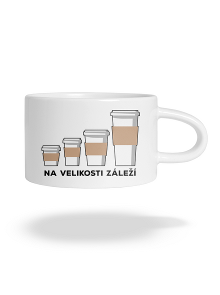 Na velikosti záleží hrnek makronka White