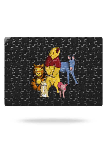 Medvídek puzzle White