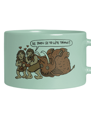 Ve dvou se to lépe táhne hrnek makronka Mint Macaron