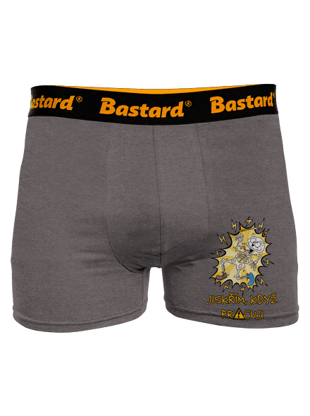Jiskřím boxerky Gray Melange