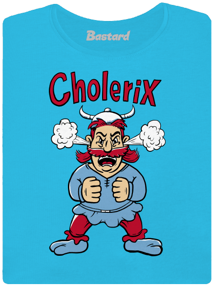 Cholerix dámské tričko s lemem Blue Atol