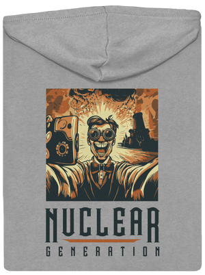 Nuclear generation pánská mikina na zip Light Melange