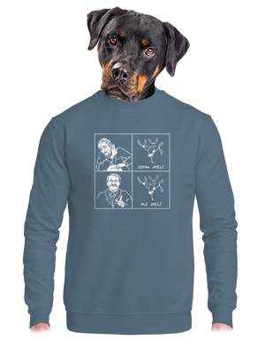 unisex mikina bez kapuce