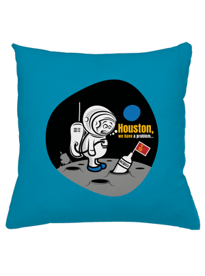 Máme problém polštář Blue Turquoise