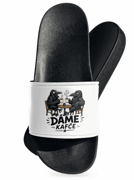 Dáme kafče pantofle White