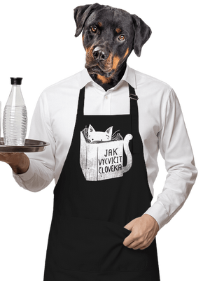 Povinná četba zástěra Black