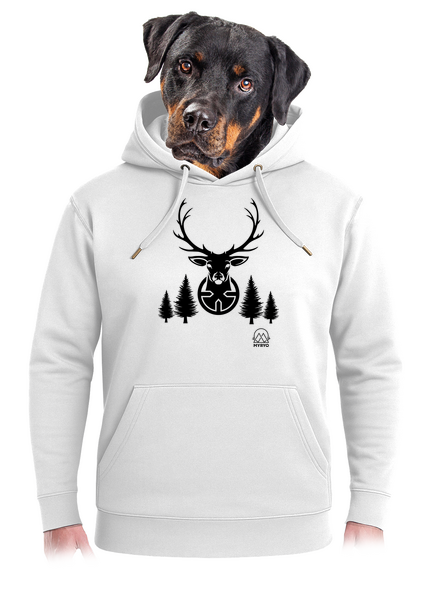 Jelen unisex mikina premium Snowwhite