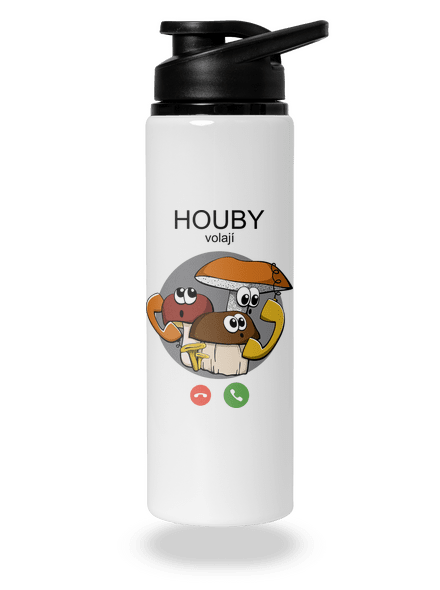 Houby volají lahev na vodu White