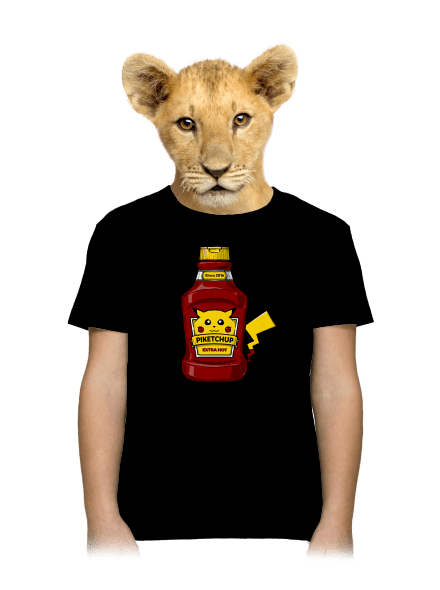 Piketchup dětské tričko Black